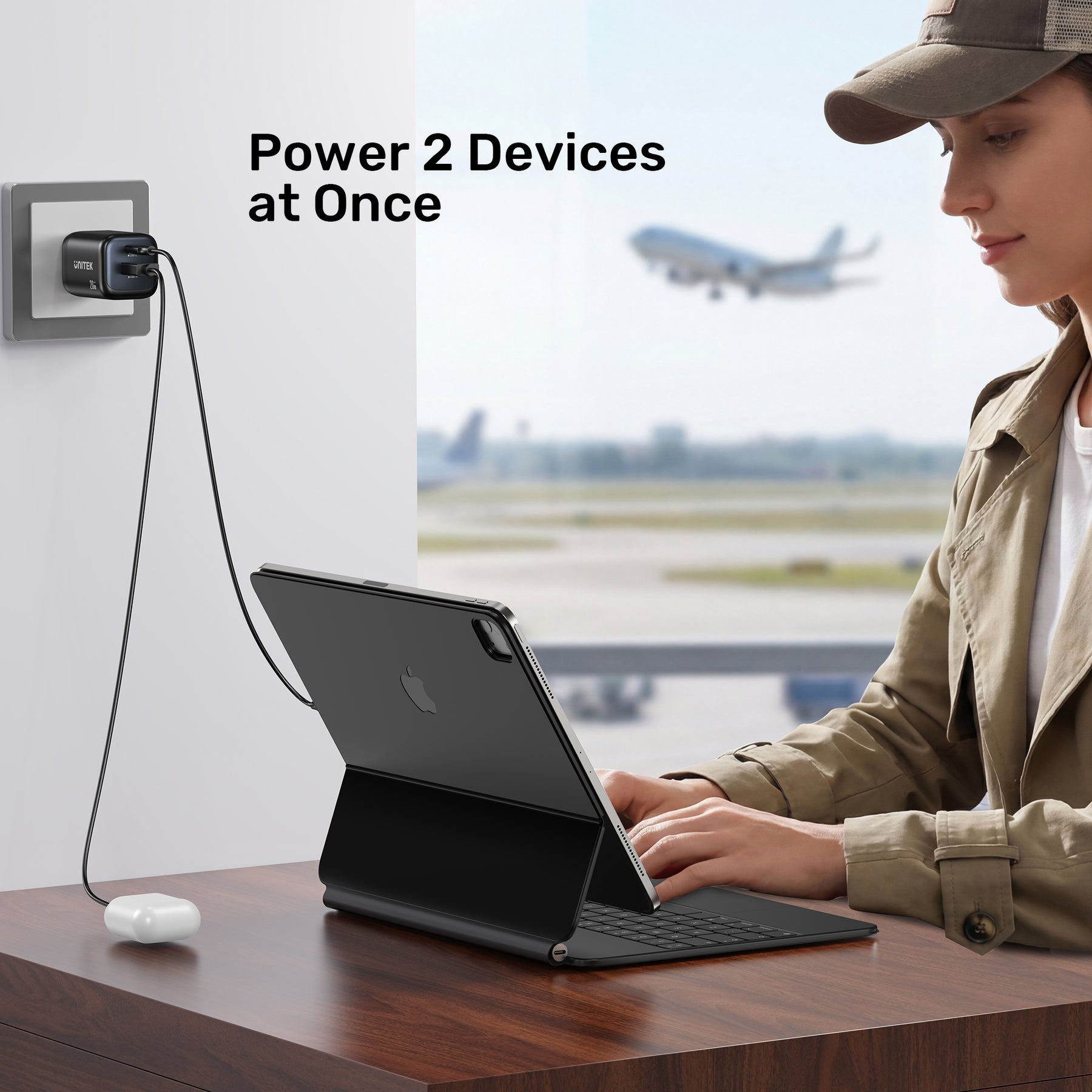 Zeno 20W 雙埠 GaN 牆壁充電器 （USB-A & USB-C）