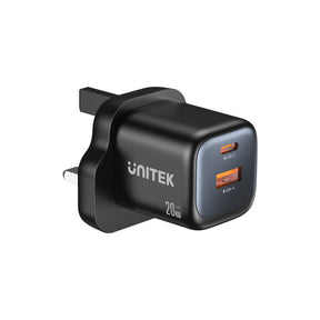 Zeno 20W 雙埠 GaN 牆壁充電器 （USB-A & USB-C）