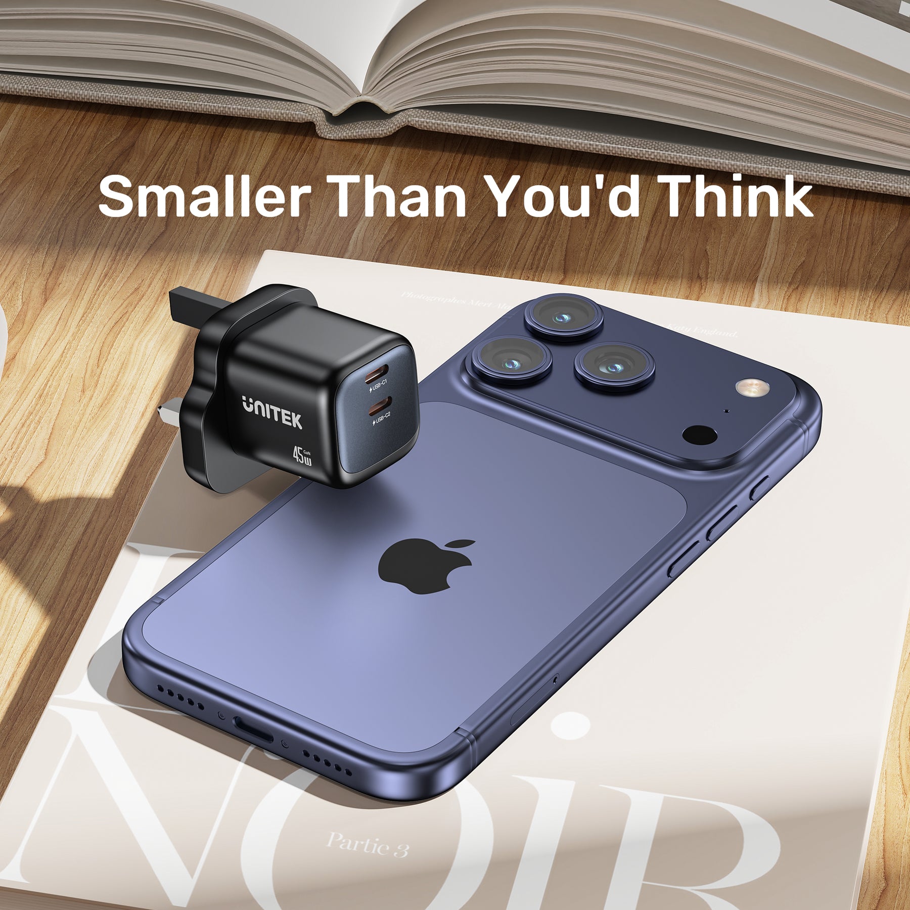 Unitek Zeno 45W GaN Wall Charger