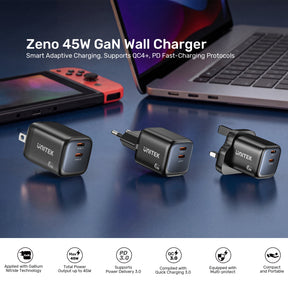 Unitek Zeno 45W GaN Wall Charger