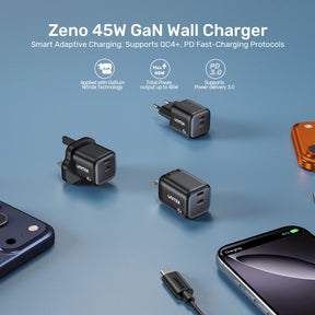 Unitek Zeno 45W GaN Wall Charger