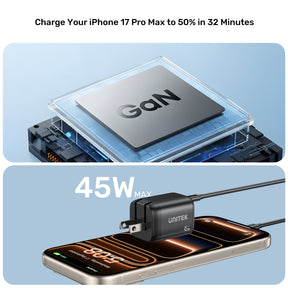 Unitek Zeno 45W GaN Wall Charger