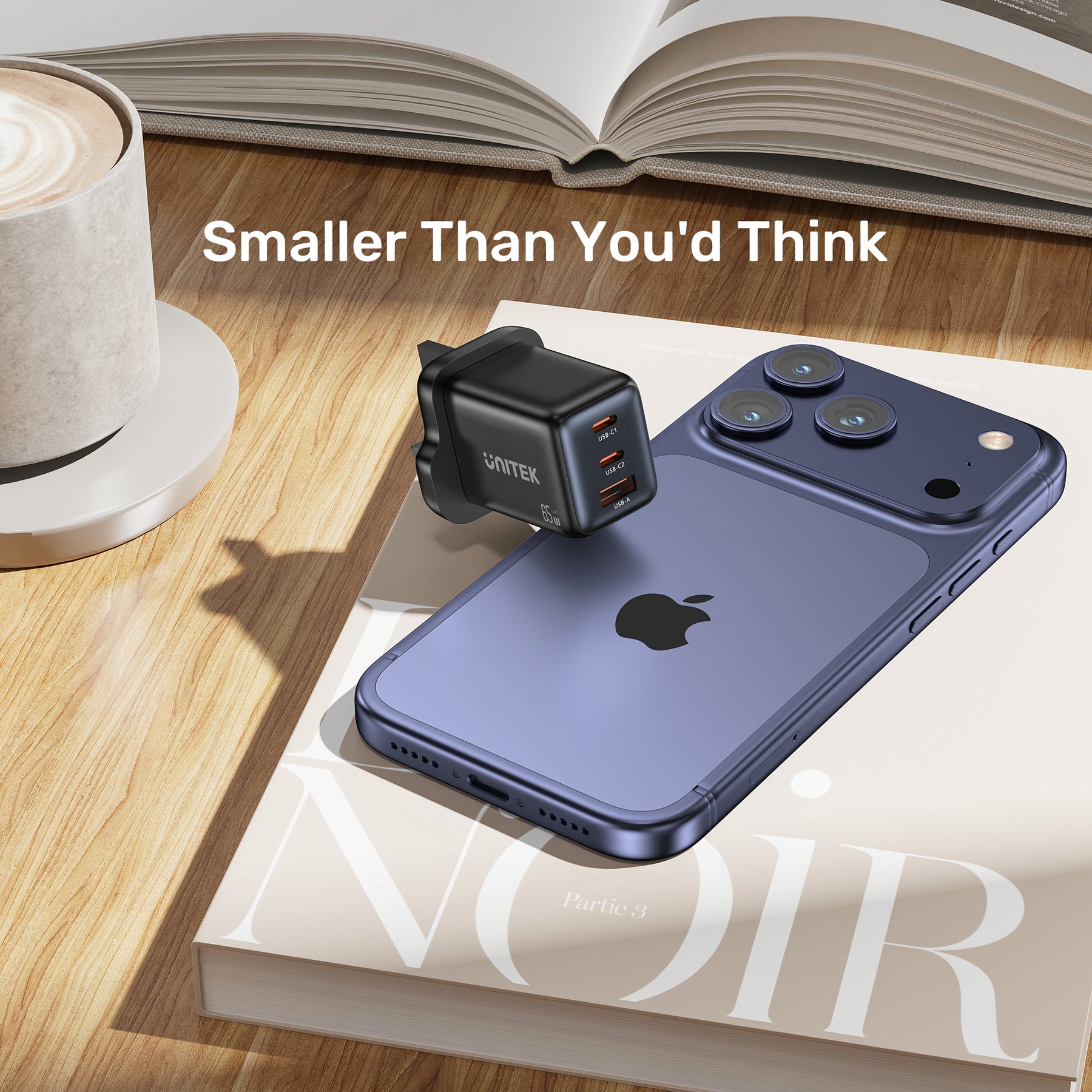 Zeno 65W 3-Port GaN Wall Charger