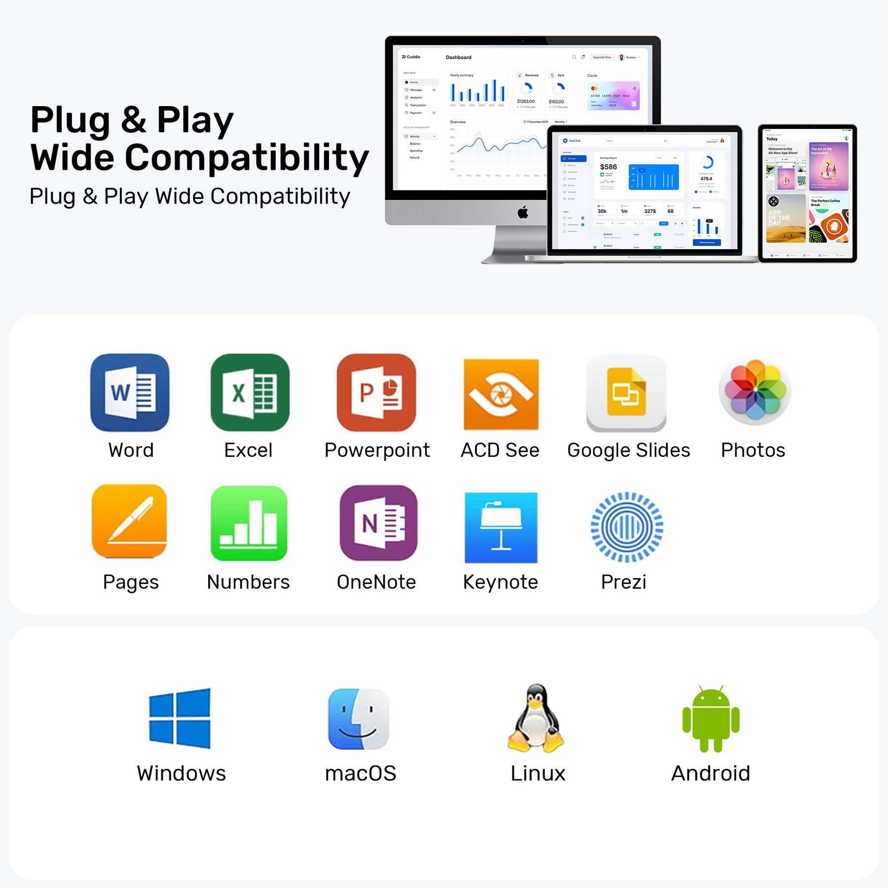 uHUB H6+ 六合一 USB-C 集線器