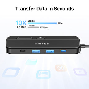 uHUB H6+ 六合一 USB-C 集線器