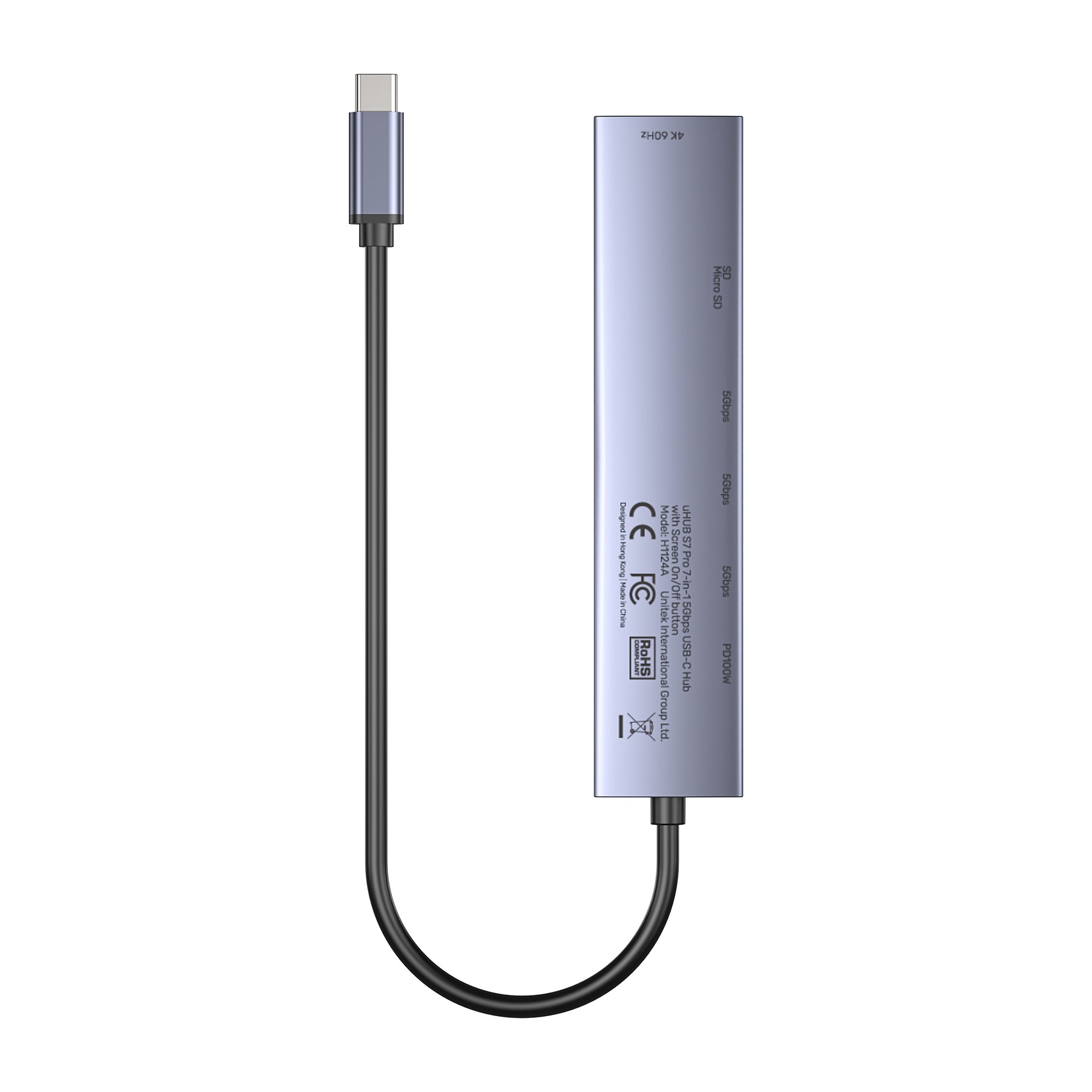 uHUB S7 Pro 7合1 5Gbps USB-C集線器