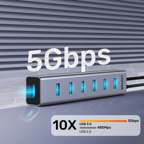 uHUB S7+ 7-in-1 USB Hub