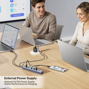 uHUB S7+ 7-in-1 USB Hub