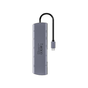 uHub U11+ 11合1 USB-C集線器（具備雙顯示，雙讀卡器）