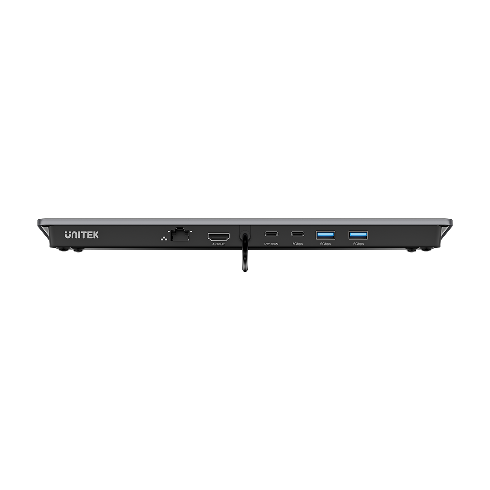 七合一 USB-C 乙太網絡鍵盤集線器