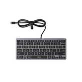七合一 USB-C 乙太網絡鍵盤集線器