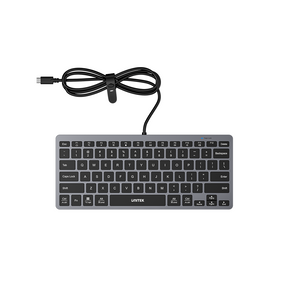 七合一 USB-C 乙太網絡鍵盤集線器
