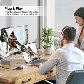 USB-C 轉 DVI 轉換器