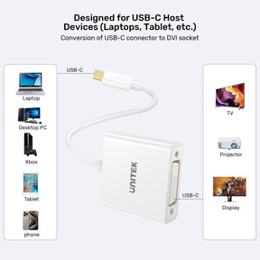 USB-C 轉 DVI 轉換器