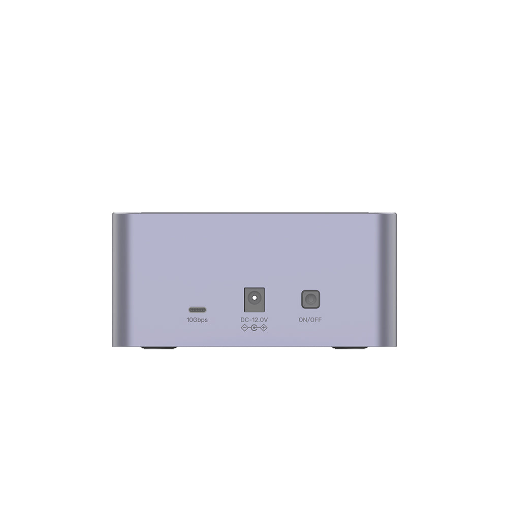 10Gbps 雙槽 USB-C 轉 SATA III 硬盤座 (具離線複製功能)