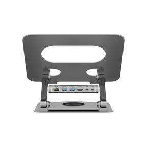 Laptop Stand with Detachable USB-C Hub