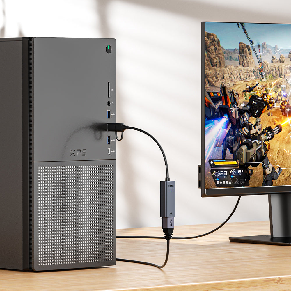 USB-C/A轉千兆位乙太網轉接器
