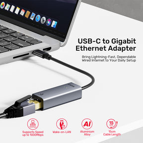 USB‑C 轉千兆以太網轉接器