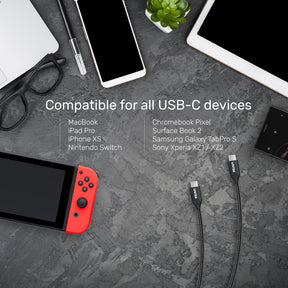 100W USB-C 充電傳輸線（2米長）