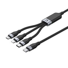 3 合 1 USB-C 轉 USB-C / Micro USB / Lightning 通用充電線 (最高支援 20W 快充)