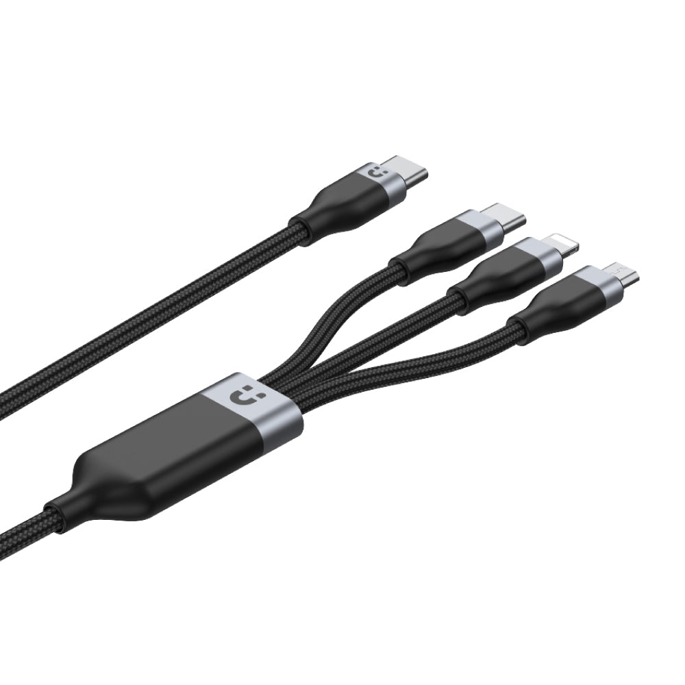 3 合 1 USB-C 轉 USB-C / Micro USB / Lightning 通用充電線 (最高支援 20W 快充)