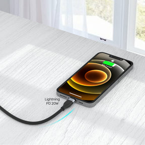 3-in-1 USB-C to Lightning / USB-C / Micro USB Multi Charging Cable