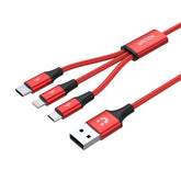 3-in-1 USB-A to USB-C / Micro USB / Lightning Multi Charging Cable