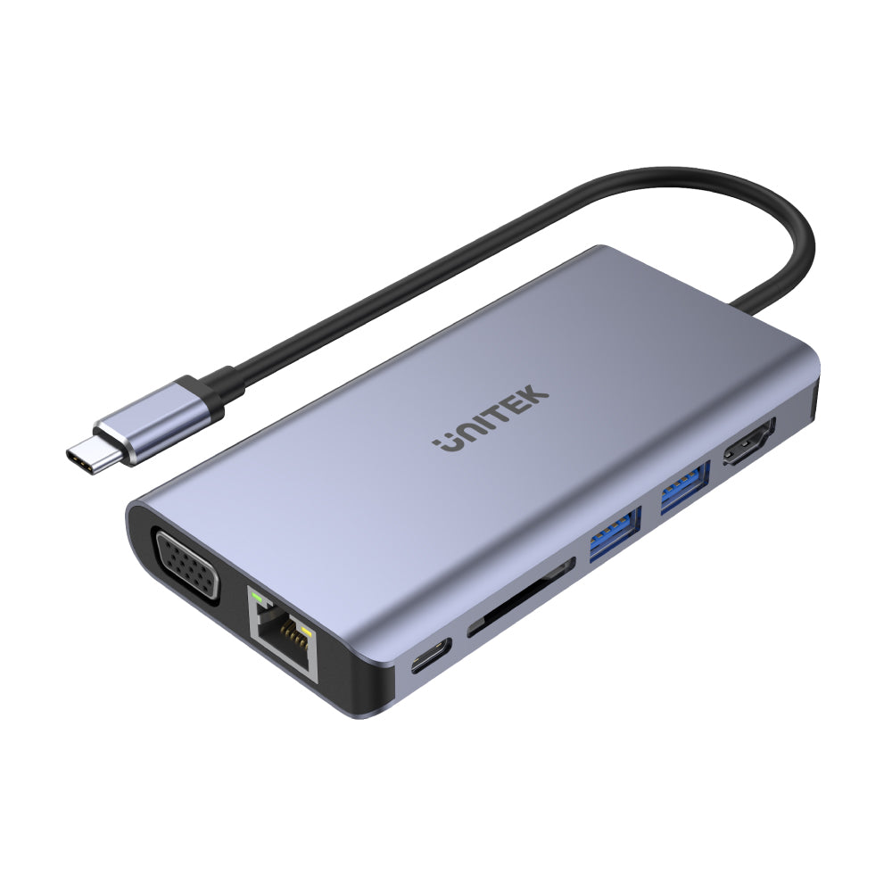 uHUB O8+ 8 合 1 多媒體 USB-C Hub (支援4K HDMI 和 USB-PD 100W)