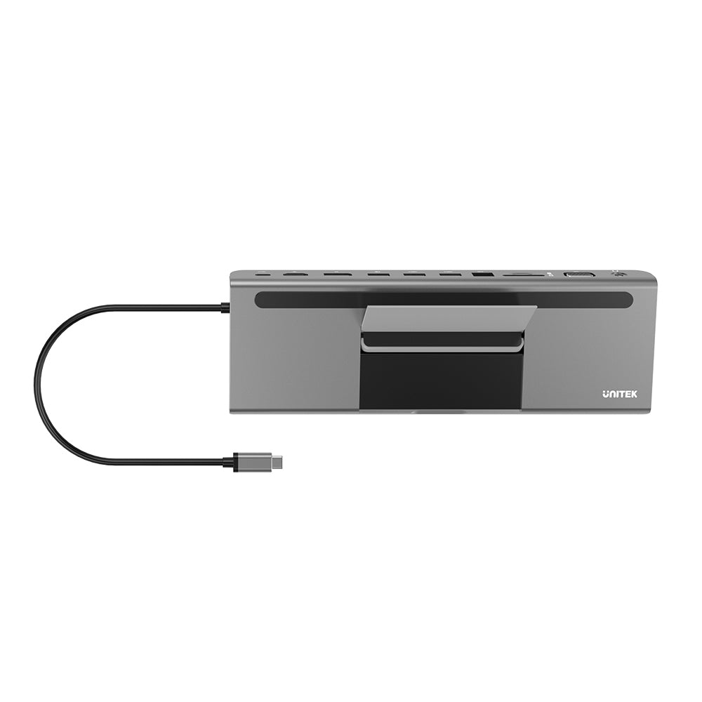 uHUB 11+ 11 合 1 多媒體 USB-C Hub  (MST 多螢幕獨立擴展 和 USB-PD 100W)