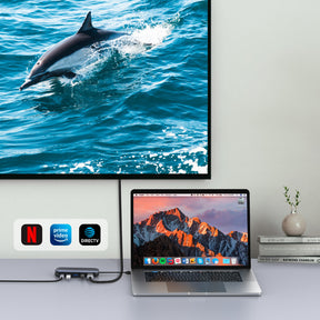 uHUB H6 Storage 6 合 1 M.2 USB-C Hub (支援10Gbps、4K HDMI 和 USB-PD 100W)