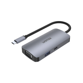 uHUB P5 Trio 5-in-1 USB-C Hub with MST Triple Monitor and 100W Power Delivery
