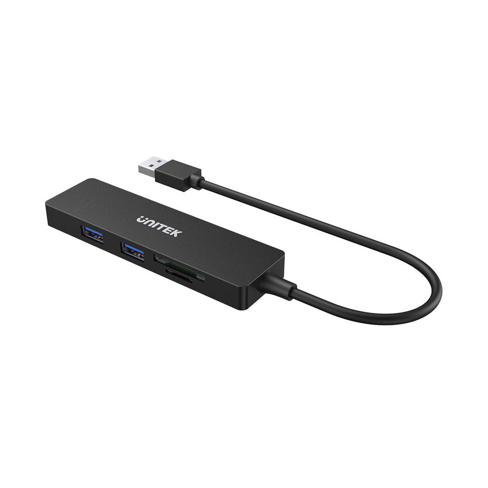 uHUB Q4+ 5-in-1 USB 3.0 Hub with Dual Card Reader