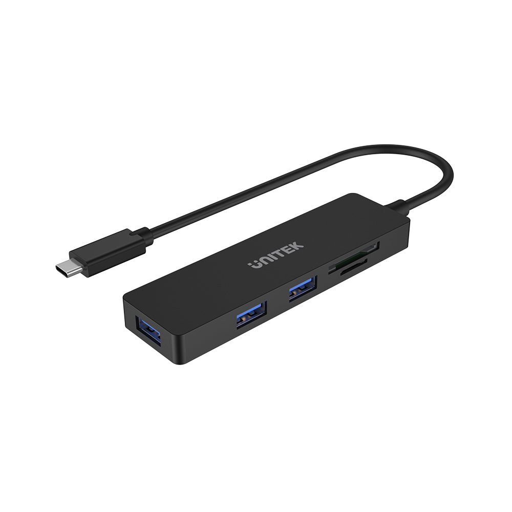 uHUB Q4+ 5 合 1 USB-C Hub (帶雙讀卡器)