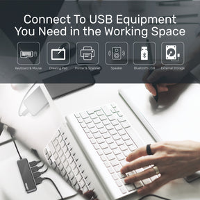 uHUB Q4 Exquisite 4 Ports USB 3.0 Hub