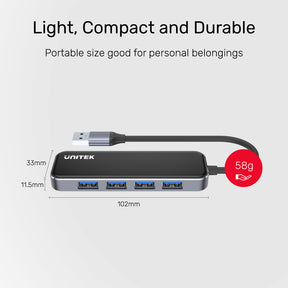 uHUB Q4 Exquisite 4 Ports USB 3.0 Hub