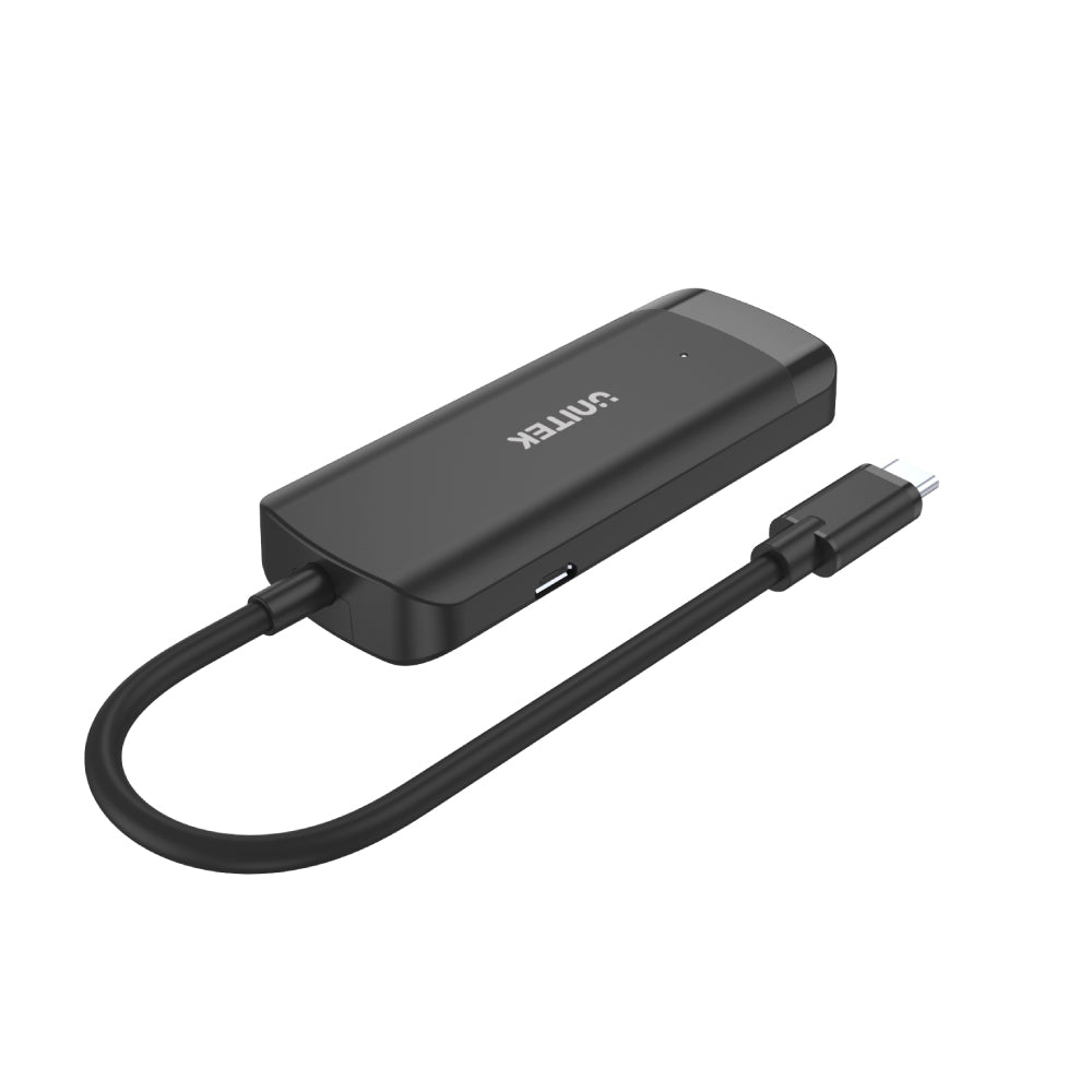 uHUB Q4+ 4 合 1 USB-C Hub (帶 HDMI 和外接電源口)