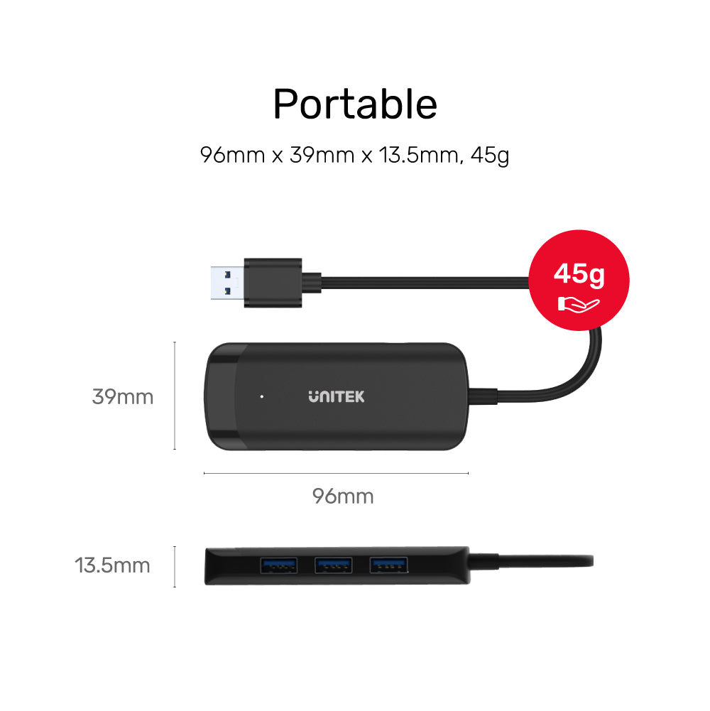 uHUB Q4 4 Ports Powered USB 3.0 Hub