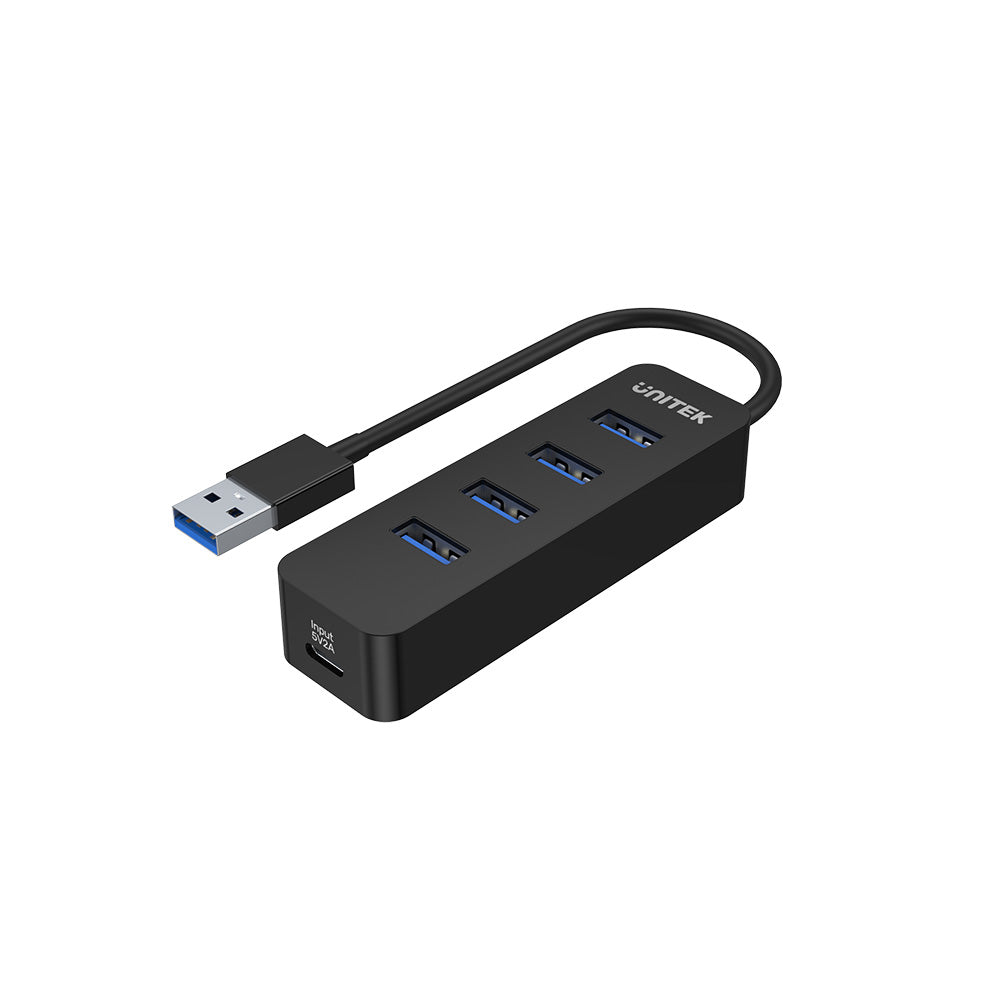 uHUB Q4 4接口 USB Hub  (帶 USB-C 外接電源口)