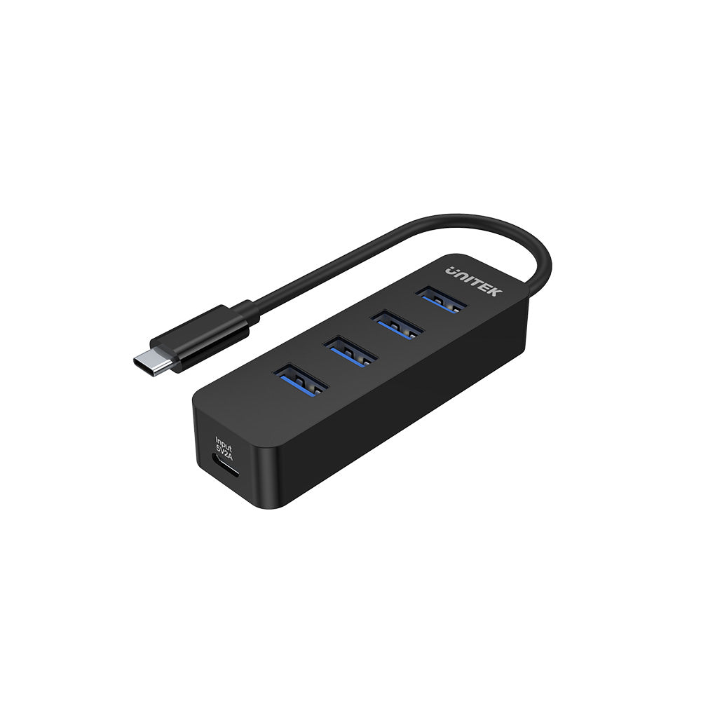 uHUB Q4 4接口 USB-C Hub  (帶 USB-C 外接電源口)