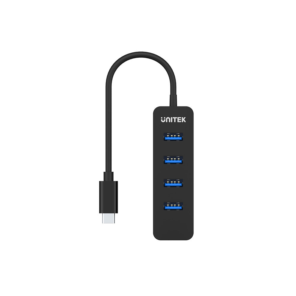 uHUB Q4 4接口 USB-C Hub  (帶 USB-C 外接電源口)