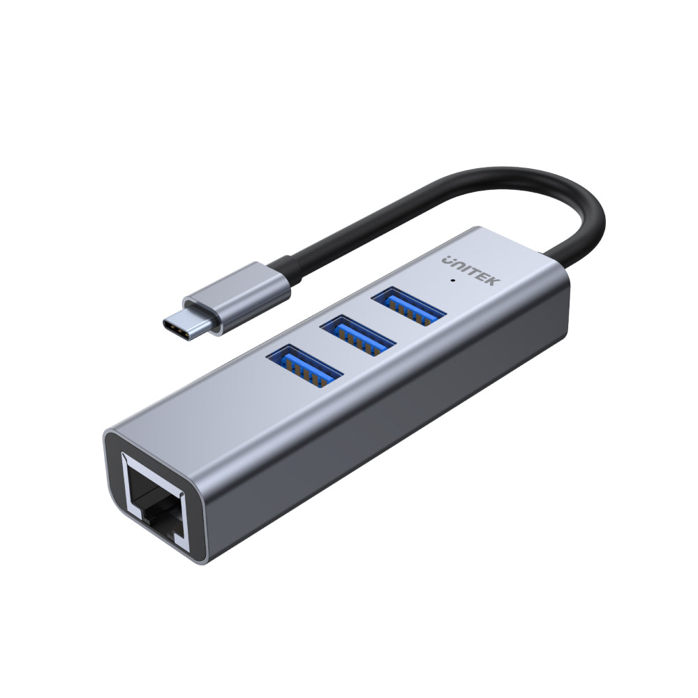 uHUB Q4+ 4 合 1 USB-C Hub (帶千兆位乙太網接口)