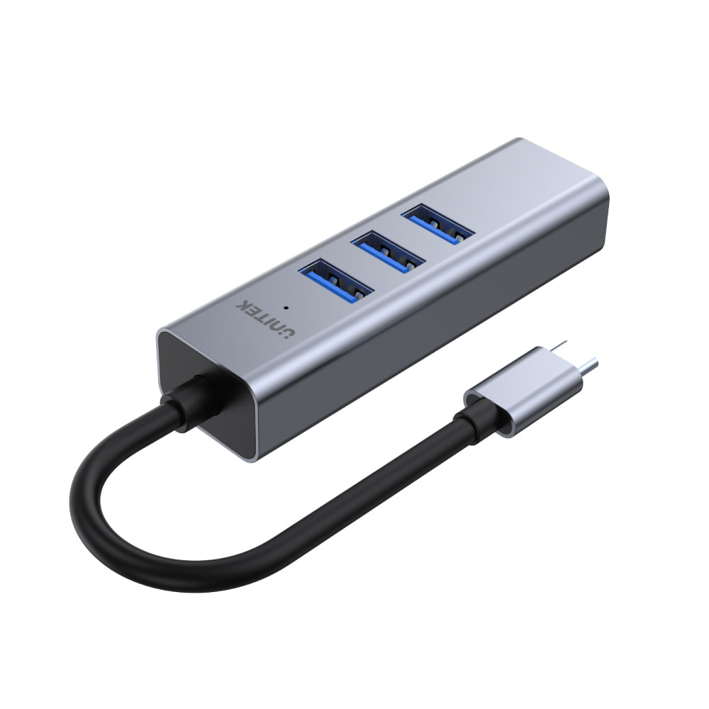 uHUB Q4+ 4 合 1 USB-C Hub (帶千兆位乙太網接口)