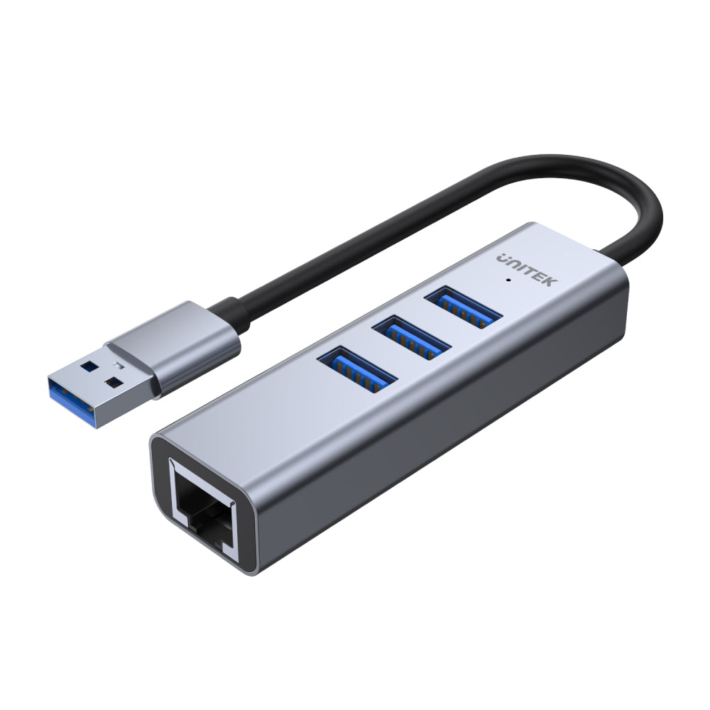 uHUB Q4+ 4-in-1 USB-A Ethernet Hub