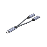USB-C Splitter 2-in-1 USB C Headphone & Charge Adapter