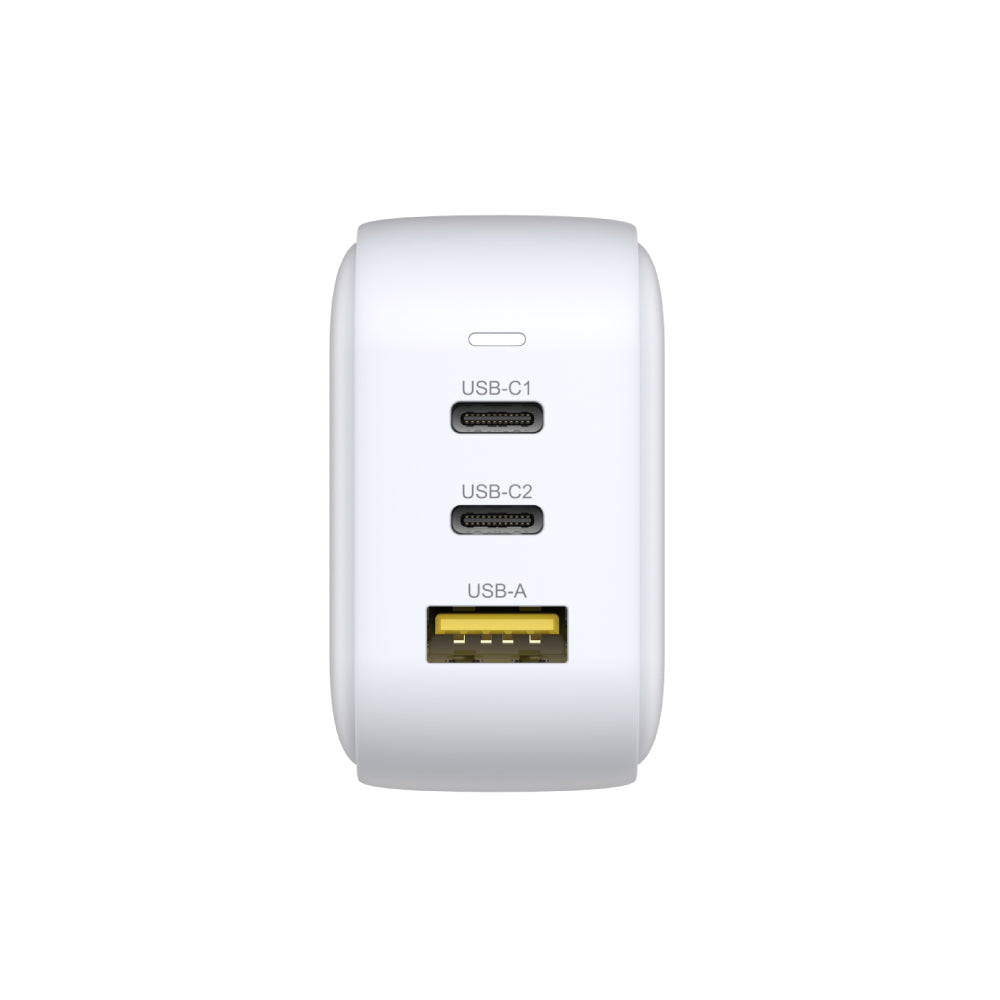 TRAVEL TRI GaN 三輸出 66W 氮化鎵充電器 (支援 USB-PD 和 QC 3.0)