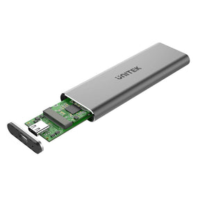 USB-C 轉 NVMe M.2 SSD 10Gbps 超纖薄硬碟盒