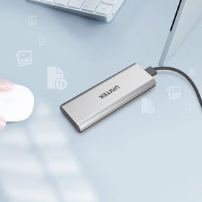 USB-C 轉 NVMe M.2 SSD 10Gbps 超纖薄硬碟盒