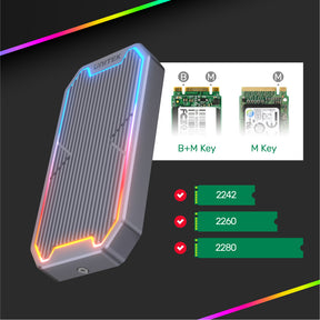 SolidForce Spectrum Either USB-C 轉 M.2 SSD (NVMe/AHCI) 硬碟盒