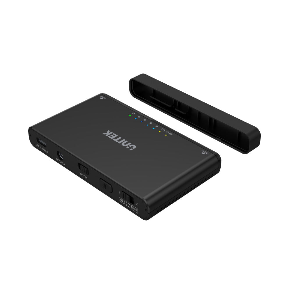 SolidForce+ USB-C 轉 NVMe M.2 及 2.5吋3.5吋 HDD/ SSD 轉接器