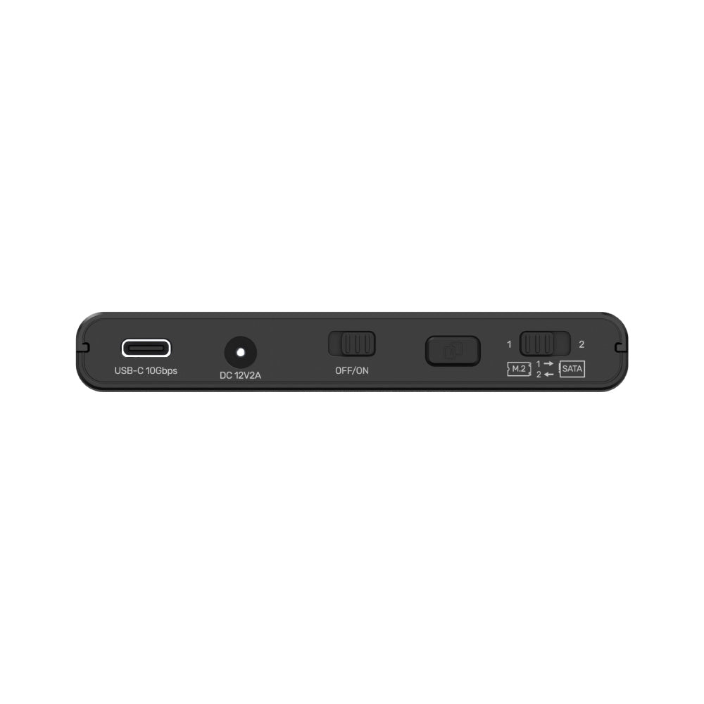 SolidForce+ USB-C to PCIe/NVMe M.2 SSD Enclosure plus SATA III Adapter with Offline Clone